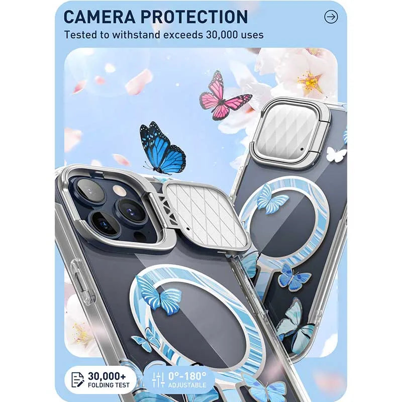For iPhone 15 Pro Max Case 6.7" I-BLASON Cosmo Mag Stylish Full-Body Protective Case with Built-in Screen Protector Camera Cover